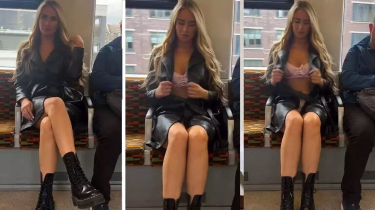 Metroda Sıradışı Anlar: Kadının Beklenmedik Hareketi Yolcuları Şaşkına Çevirdi