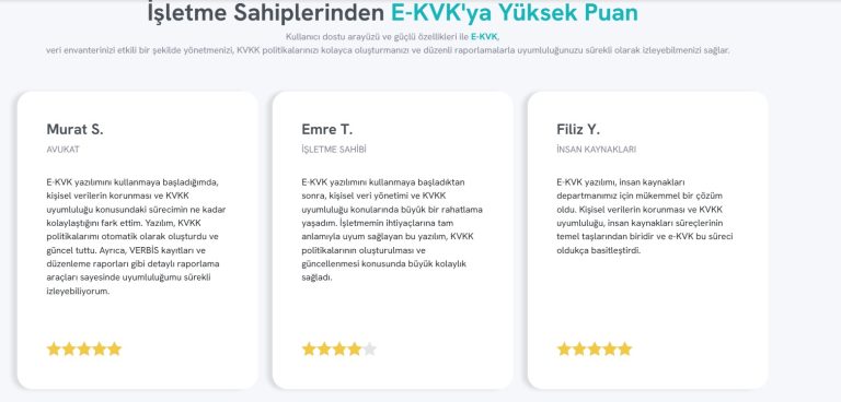 KVKK Uyumunda Her Zaman 1 Adım Önde Olun,E-KVK ile Bugün Tanışın!