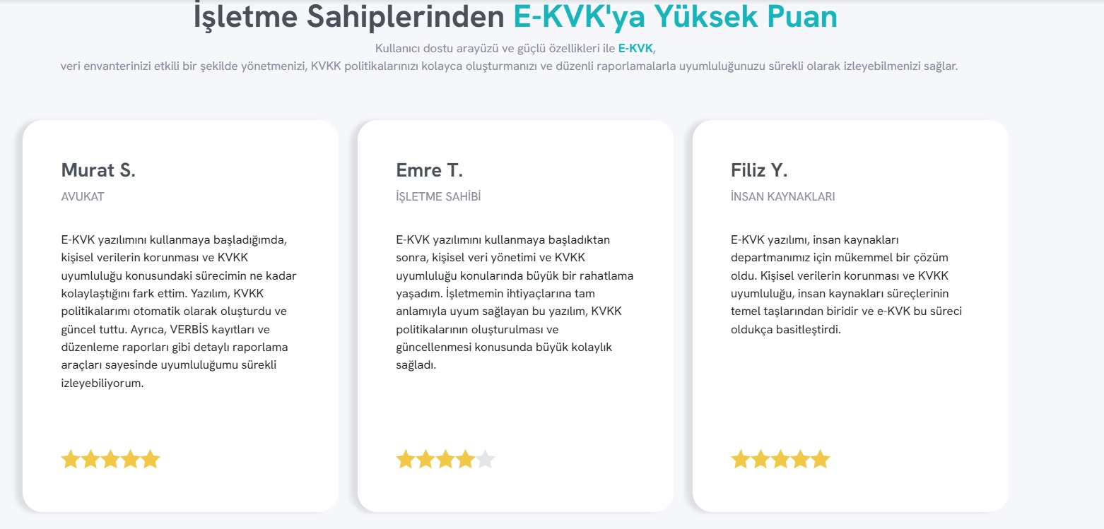 KVKK Uyumunda Her Zaman 1 Adım Önde Olun,E-KVK ile Bugün Tanışın!