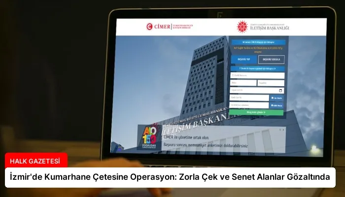 İzmir’de Kumarhane Çetesine Operasyon: Zorla Çek ve Senet Alanlar Gözaltında