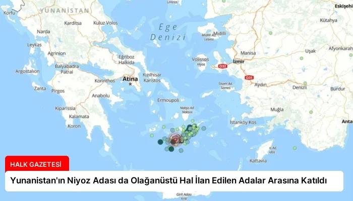 Yunanistan’ın Niyoz Adası da Olağanüstü Hal İlan Edilen Adalar Arasına Katıldı