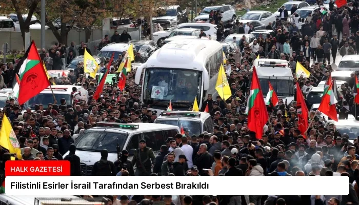 Filistinli Esirler İsrail Tarafından Serbest Bırakıldı