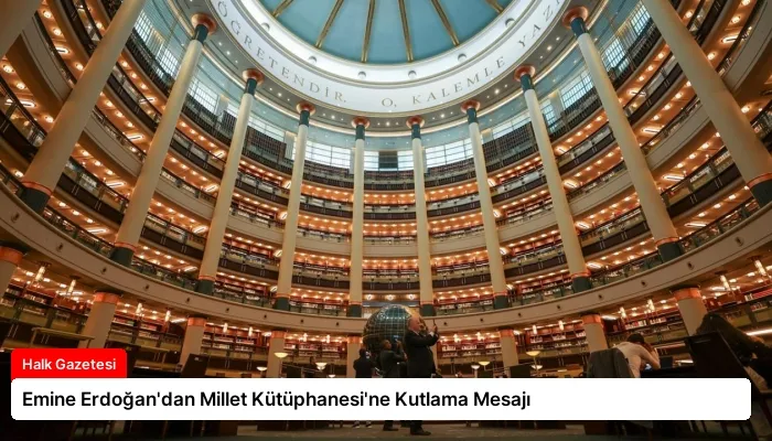 Emine Erdoğan’dan Millet Kütüphanesi’ne Kutlama Mesajı