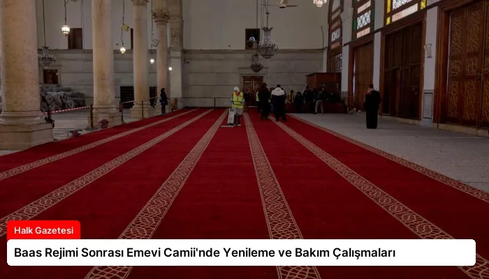 Baas Rejimi Sonrası Emevi Camii’nde Yenileme ve Bakım Çalışmaları