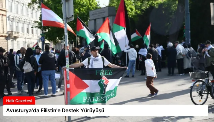 Avusturya’da Filistin’e Destek Yürüyüşü