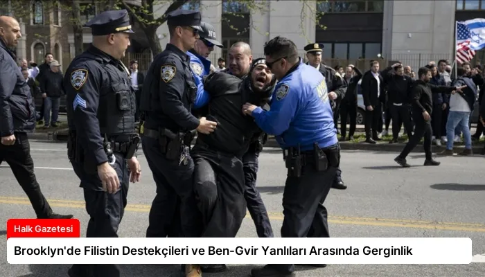 Brooklyn’de Filistin Destekçileri ve Ben-Gvir Yanlıları Arasında Gerginlik