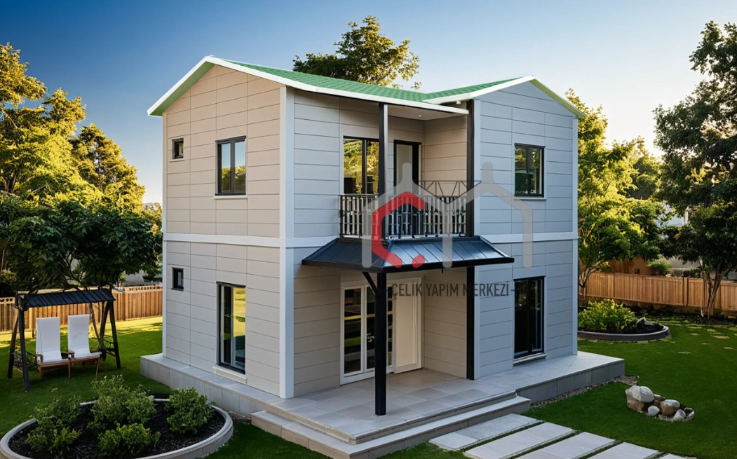 Dayanıklı Yapı Malzemeleri ile İki Katlı Prefabrik Evler
