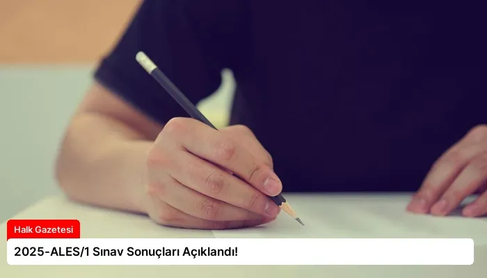 2025-ALES/1 Sınav Sonuçları Açıklandı!