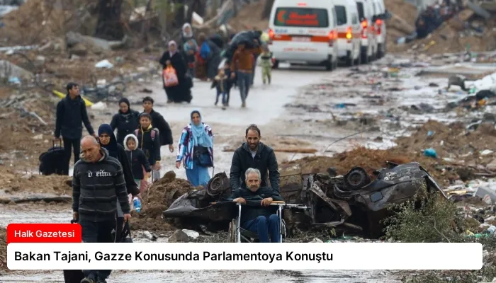 Bakan Tajani, Gazze Konusunda Parlamentoya Konuştu