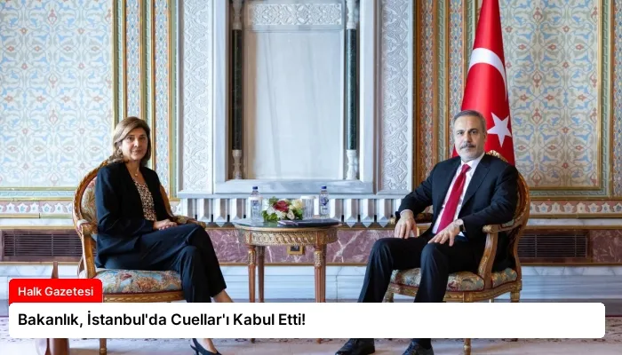 Bakanlık, İstanbul’da Cuellar’ı Kabul Etti!
