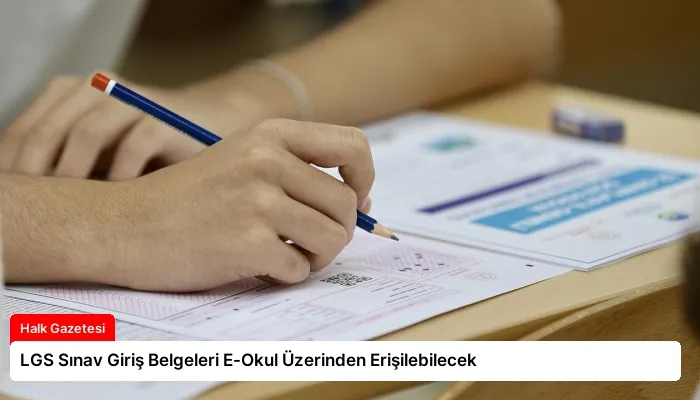 LGS Sınav Giriş Belgeleri E-Okul Üzerinden Erişilebilecek