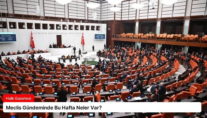 Meclis Gündeminde Bu Hafta Neler Var?