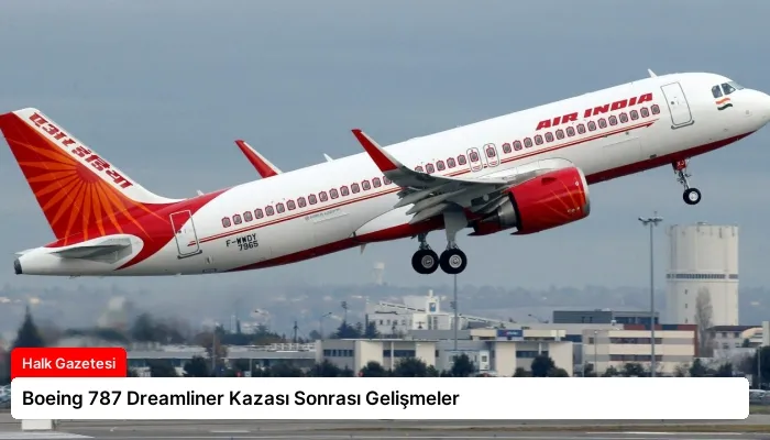 Boeing 787 Dreamliner Kazası Sonrası Gelişmeler