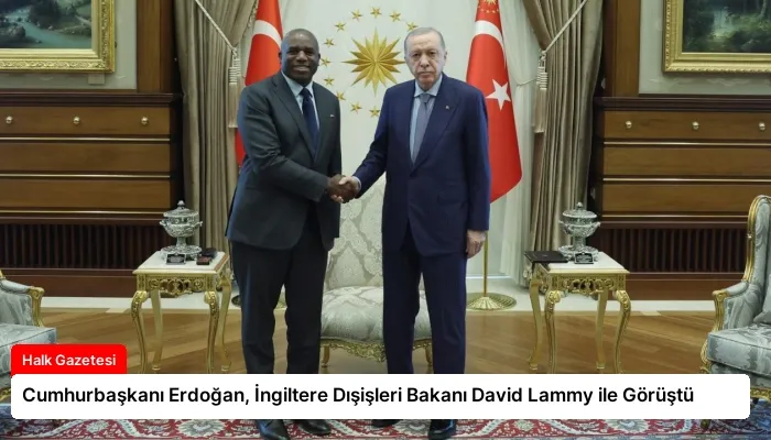 Cumhurbaşkanı Erdoğan, İngiltere Dışişleri Bakanı David Lammy ile Görüştü