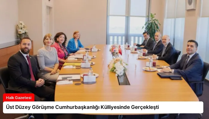 Üst Düzey Görüşme Cumhurbaşkanlığı Külliyesinde Gerçekleşti
