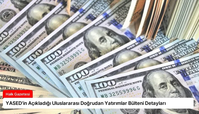 YASED’in Açıkladığı Uluslararası Doğrudan Yatırımlar Bülteni Detayları