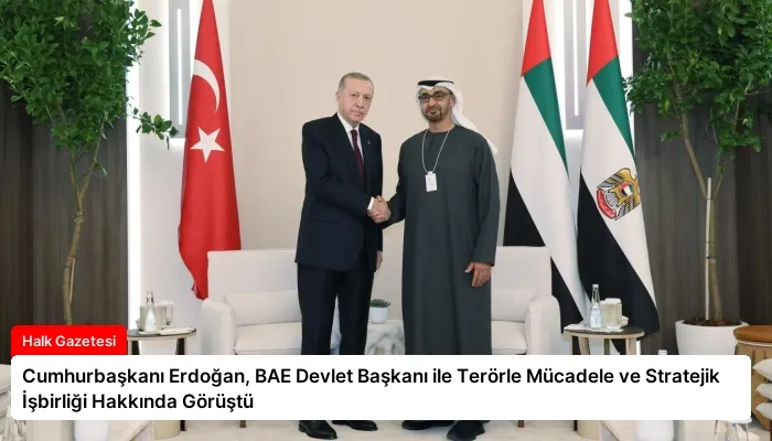 Cumhurbaşkanı Erdoğan, BAE Devlet Başkanı ile Terörle Mücadele ve Stratejik İşbirliği Hakkında Görüştü