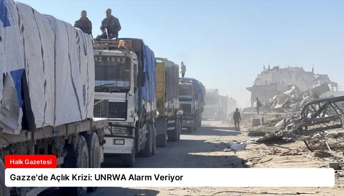 Gazze’de Açlık Krizi: UNRWA Alarm Veriyor