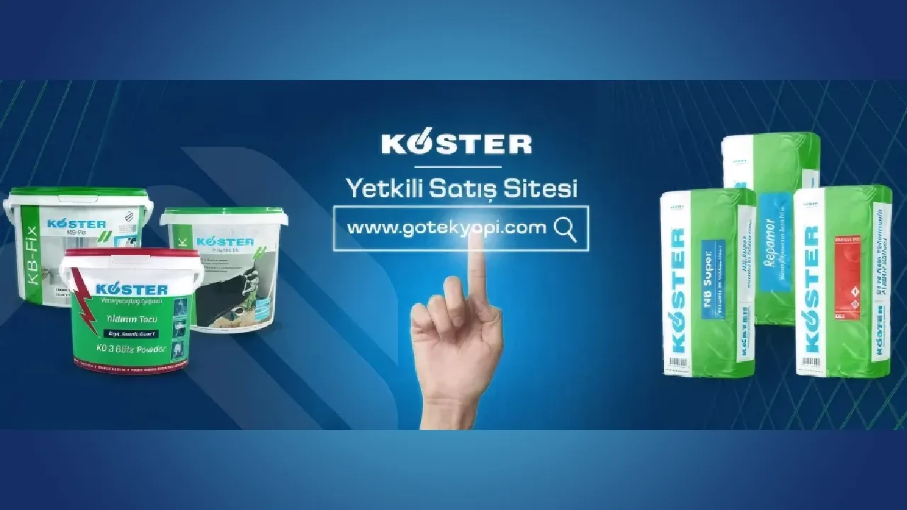 Köster İzolasyon ile Su Yalıtımında Mükemmel Çözümler