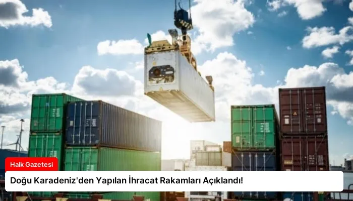 Doğu Karadeniz’den Yapılan İhracat Rakamları Açıklandı!