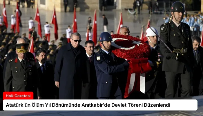 Atatürk’ün Ölüm Yıl Dönümünde Anıtkabir’de Devlet Töreni Düzenlendi