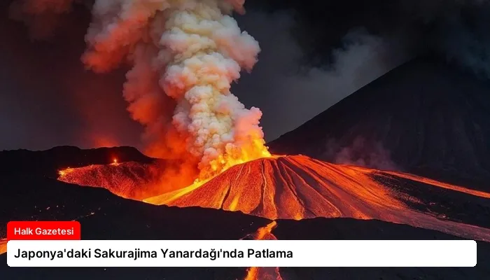 Japonya’daki Sakurajima Yanardağı’nda Patlama