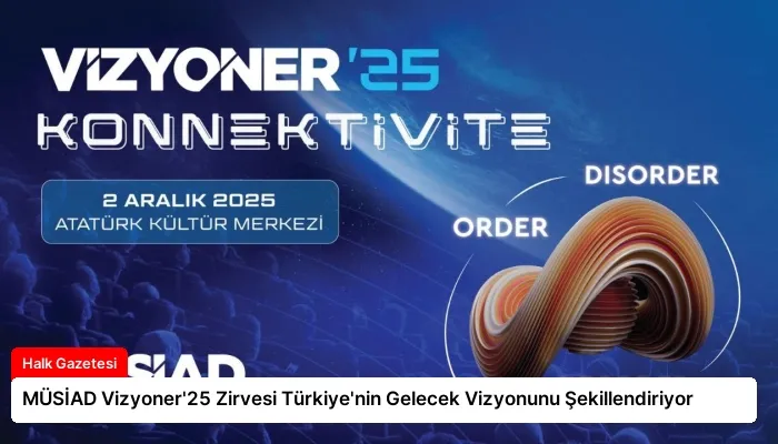 MÜSİAD Vizyoner’25 Zirvesi Türkiye’nin Gelecek Vizyonunu Şekillendiriyor