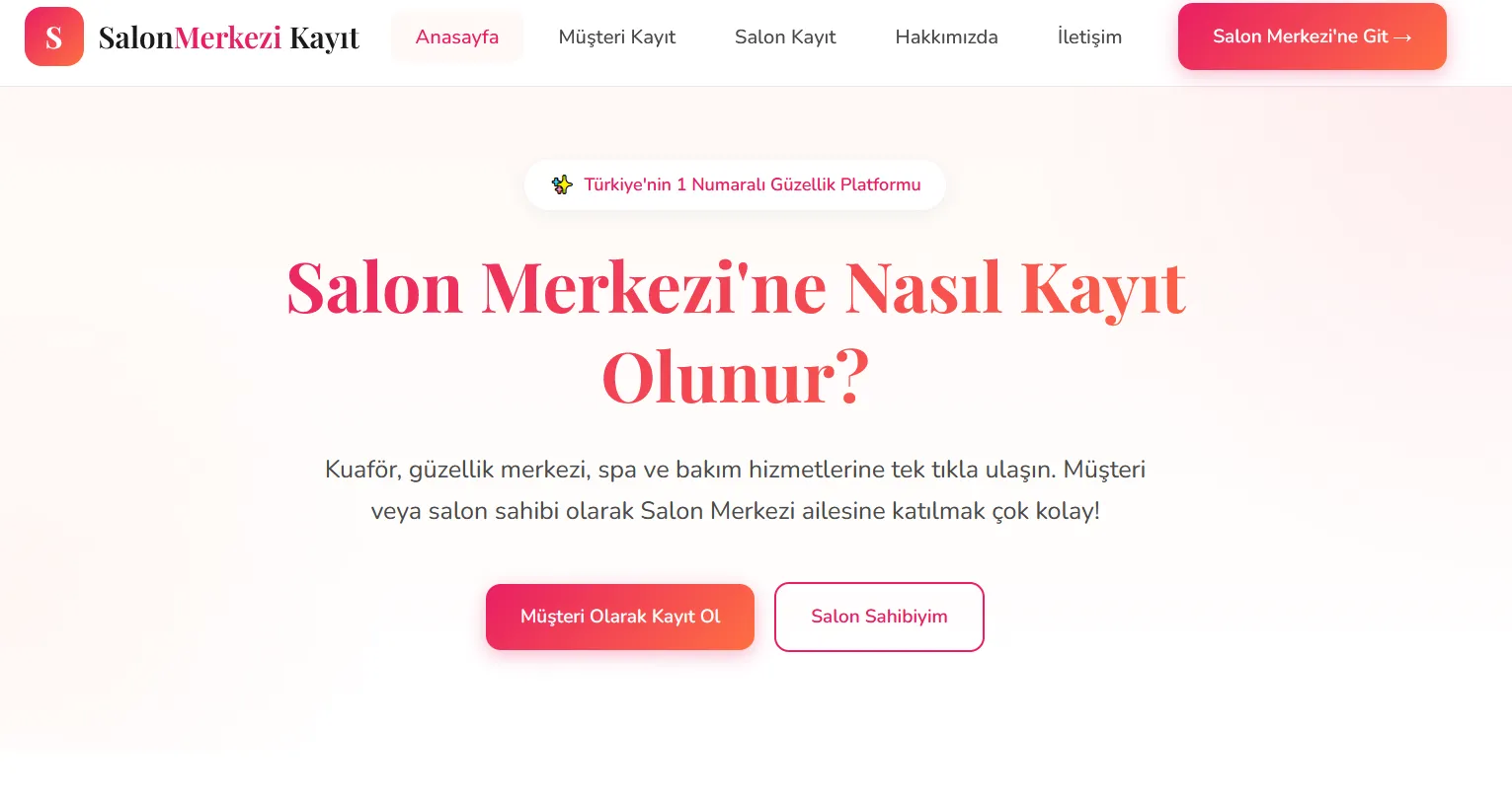 Güzelliğin Dijital Yol Haritası: Salon Merkezi ile Uçtan Uca Mükemmellik Rehberi