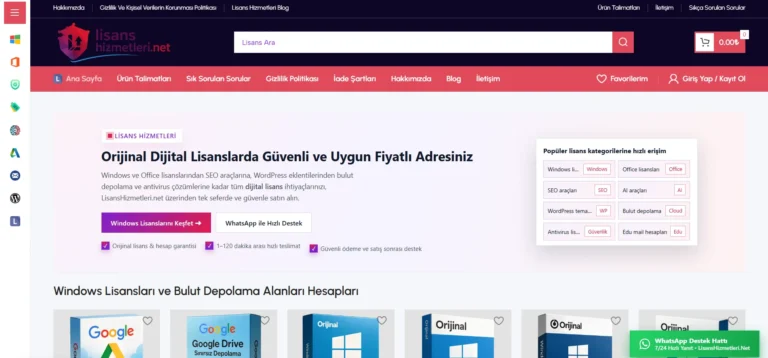 Güvenli Lisans Hizmetleri İçin Doğru Adres