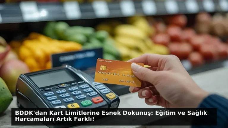 BDDK’dan Kart Limitlerine Esnek Dokunuş: Eğitim ve Sağlık Harcamaları Artık Farklı!