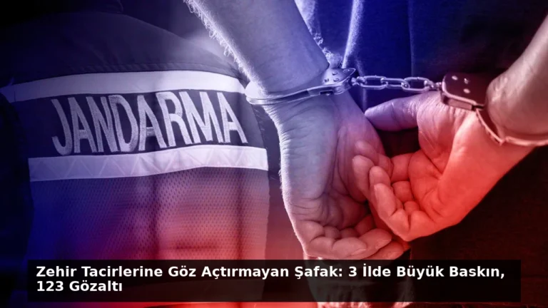 Zehir Tacirlerine Göz Açtırmayan Şafak: 3 İlde Büyük Baskın, 123 Gözaltı