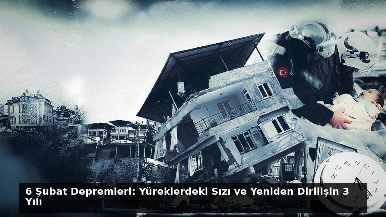 6 Şubat Depremleri: Yüreklerdeki Sızı ve Yeniden Dirilişin 3 Yılı