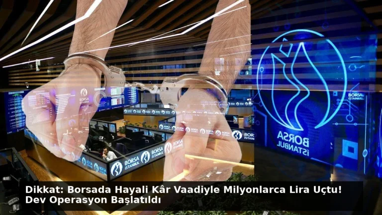 Dikkat: Borsada Hayali Kâr Vaadiyle Milyonlarca Lira Uçtu! Dev Operasyon Başlatıldı