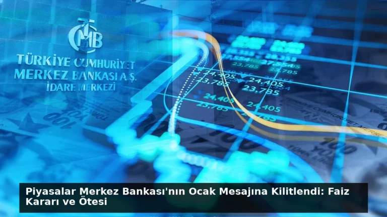 Piyasalar Merkez Bankası’nın Ocak Mesajına Kilitlendi: Faiz Kararı ve Ötesi