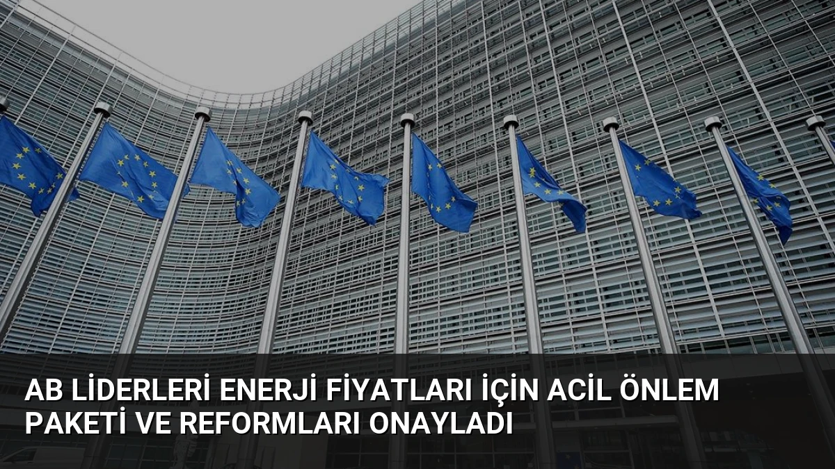 AB Liderleri Enerji Fiyatları İçin Acil Önlem Paketi ve Reformları Onayladı