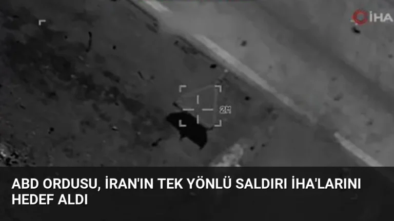 ABD Ordusu, İran’ın Tek Yönlü Saldırı İHA’larını Hedef Aldı