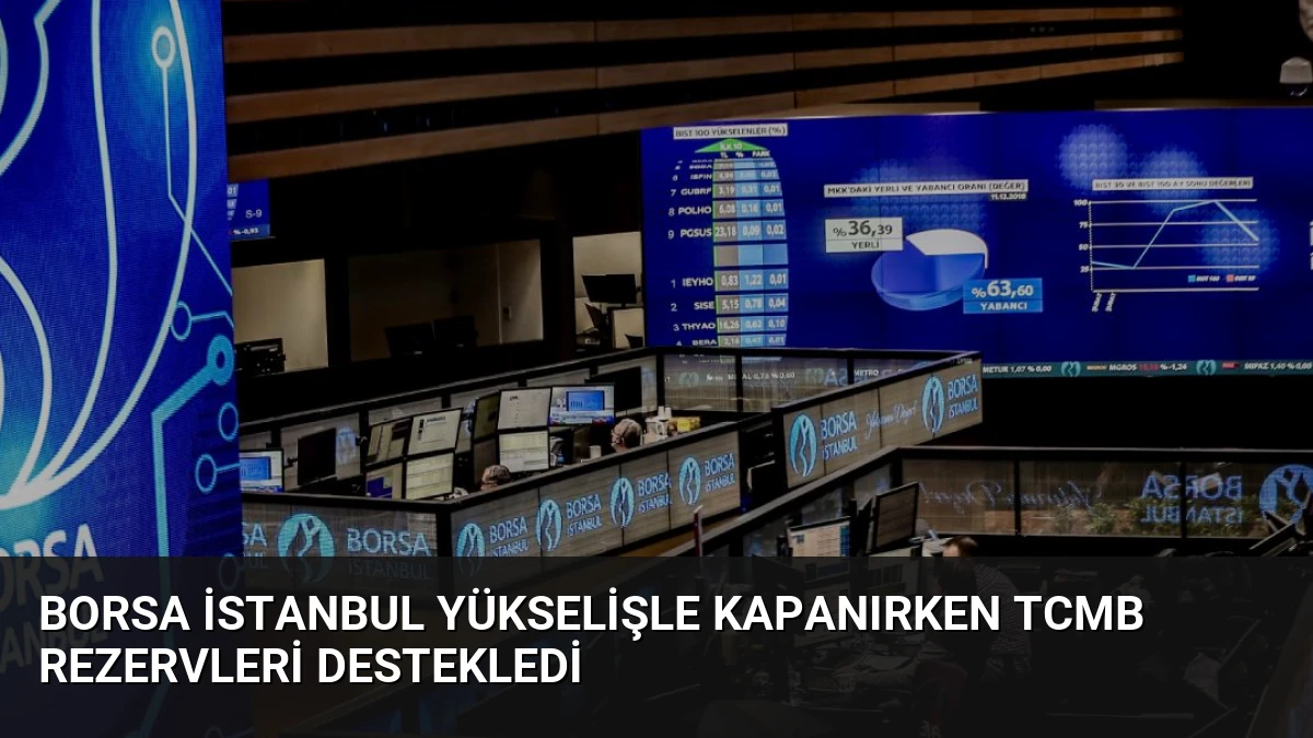 Borsa İstanbul Yükselişle Kapanırken TCMB Rezervleri Destekledi