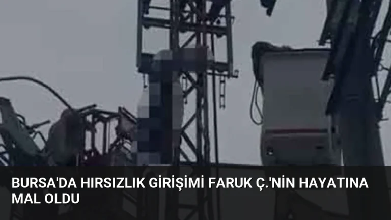 Bursa’da Hırsızlık Girişimi Faruk Ç.’nin Hayatına Mal Oldu