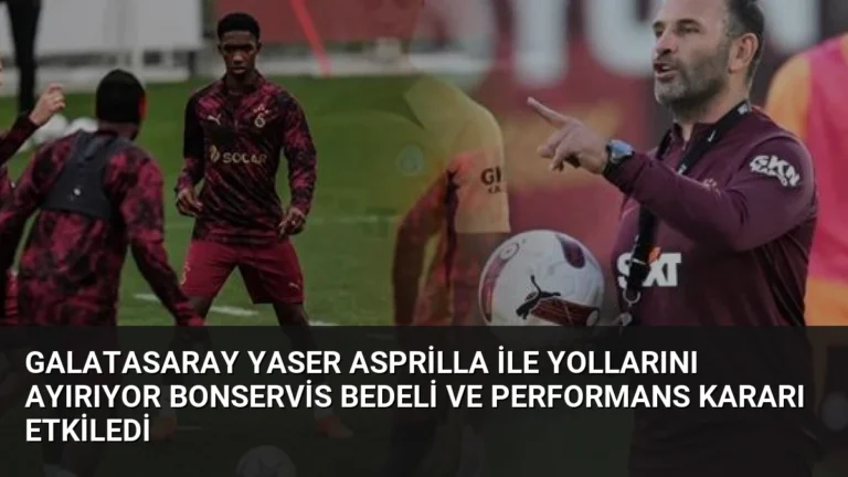 Galatasaray Yaser Asprilla ile yollarını ayırıyor Bonservis bedeli ve performans kararı etkiledi