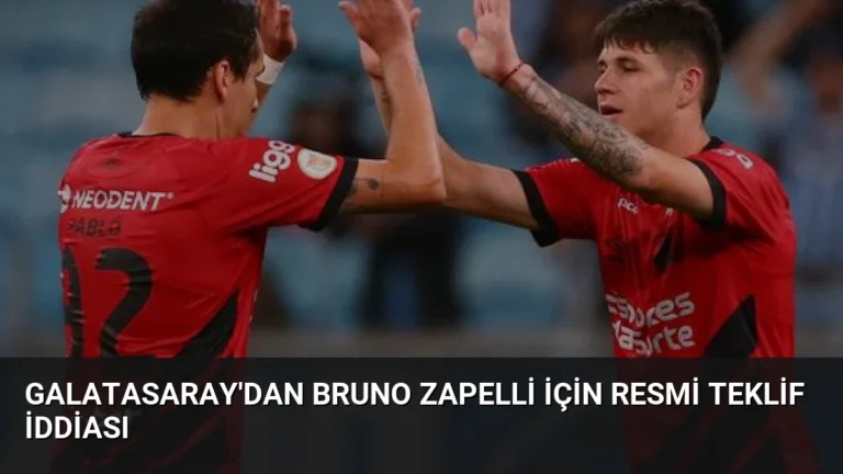 Galatasaray’dan Bruno Zapelli İçin Resmi Teklif İddiası