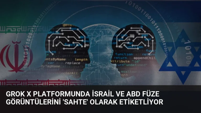 Grok X Platformunda İsrail ve ABD Füze Görüntülerini ‘Sahte’ Olarak Etiketliyor