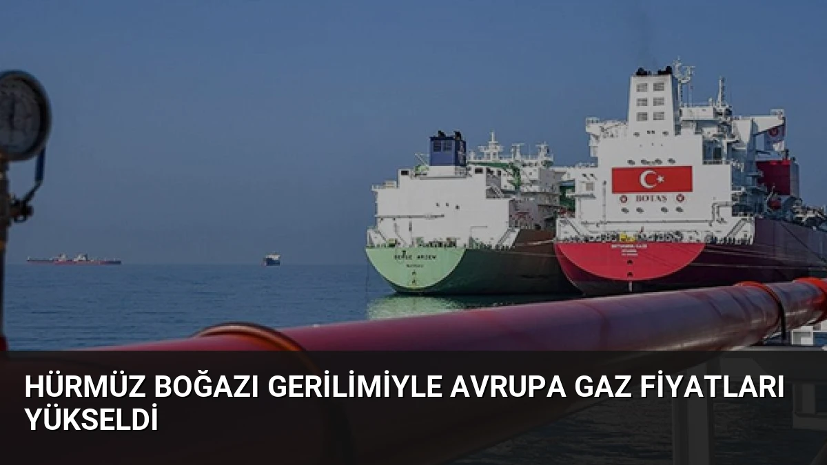 Hürmüz Boğazı Gerilimiyle Avrupa Gaz Fiyatları Yükseldi