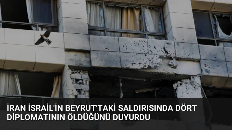 İran İsrail’in Beyrut’taki Saldırısında Dört Diplomatının Öldüğünü Duyurdu