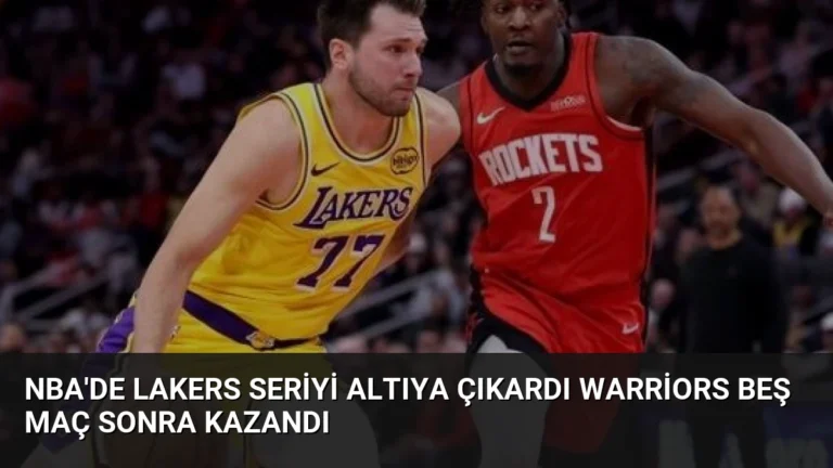 NBA’de Lakers Seriyi Altıya Çıkardı Warriors Beş Maç Sonra Kazandı