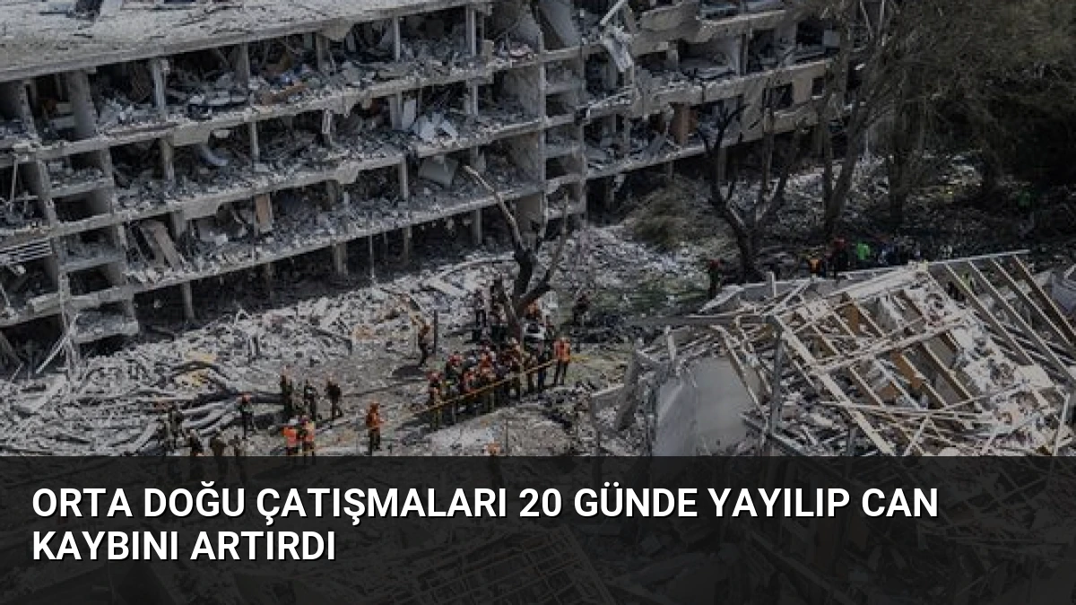 Orta Doğu Çatışmaları 20 Günde Yayılıp Can Kaybını Artırdı