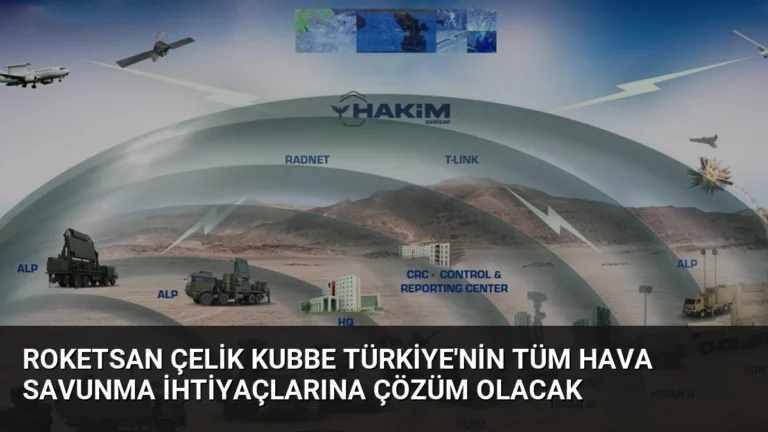 ROKETSAN Çelik Kubbe Türkiye’nin Tüm Hava Savunma İhtiyaçlarına Çözüm Olacak