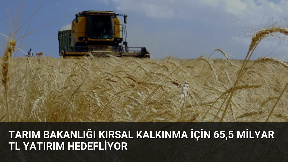 Tarım Bakanlığı Kırsal Kalkınma için 65,5 Milyar TL Yatırım Hedefliyor