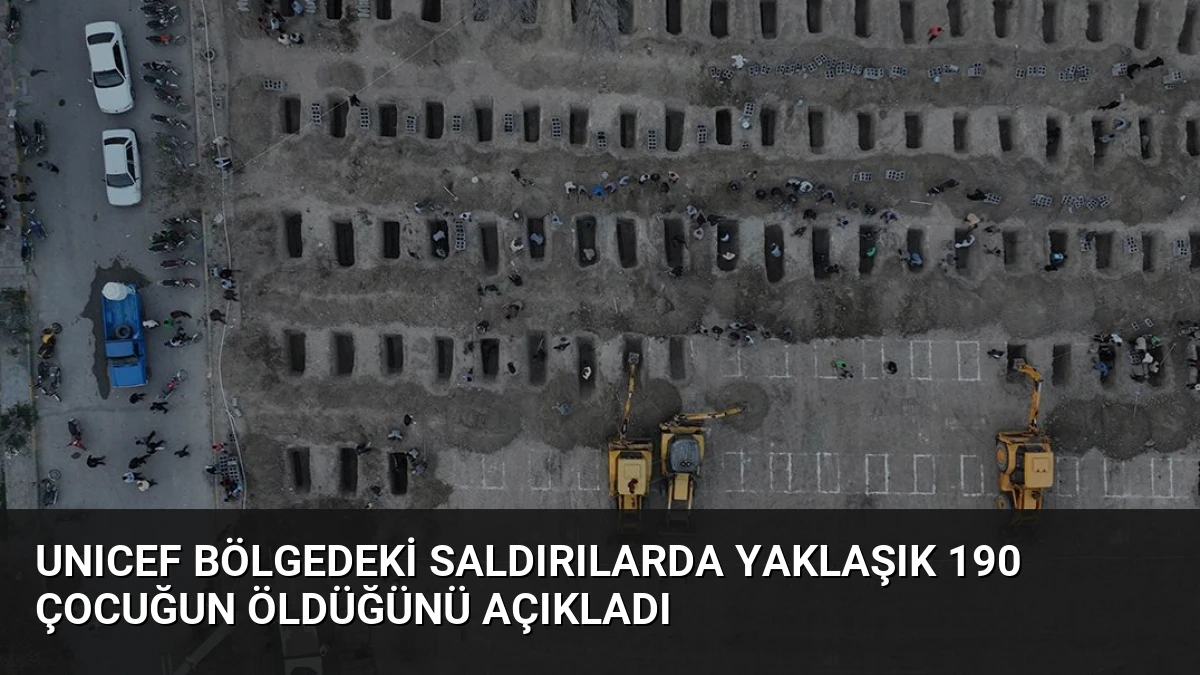 UNICEF bölgedeki saldırılarda yaklaşık 190 çocuğun öldüğünü açıkladı
