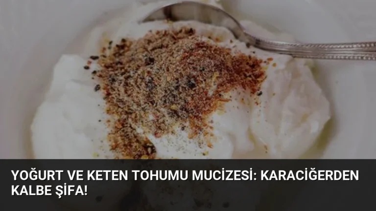 Yoğurt ve Keten Tohumu Mucizesi: Karaciğerden Kalbe Şifa!