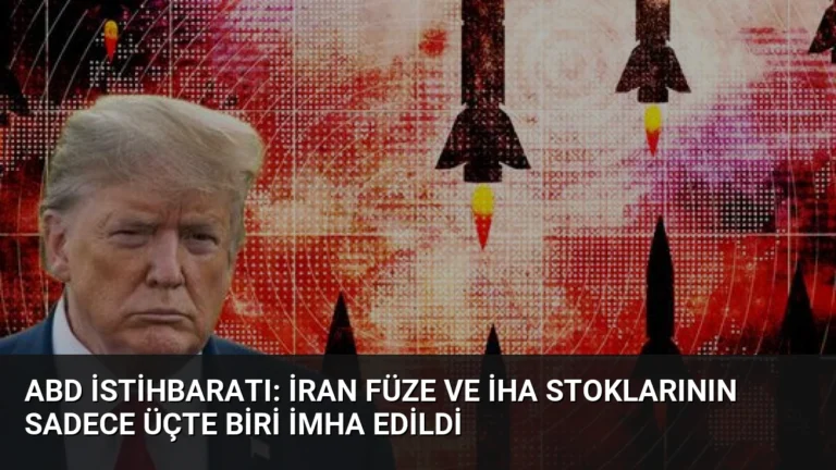 ABD İstihbaratı: İran Füze ve İHA Stoklarının Sadece Üçte Biri İmha Edildi